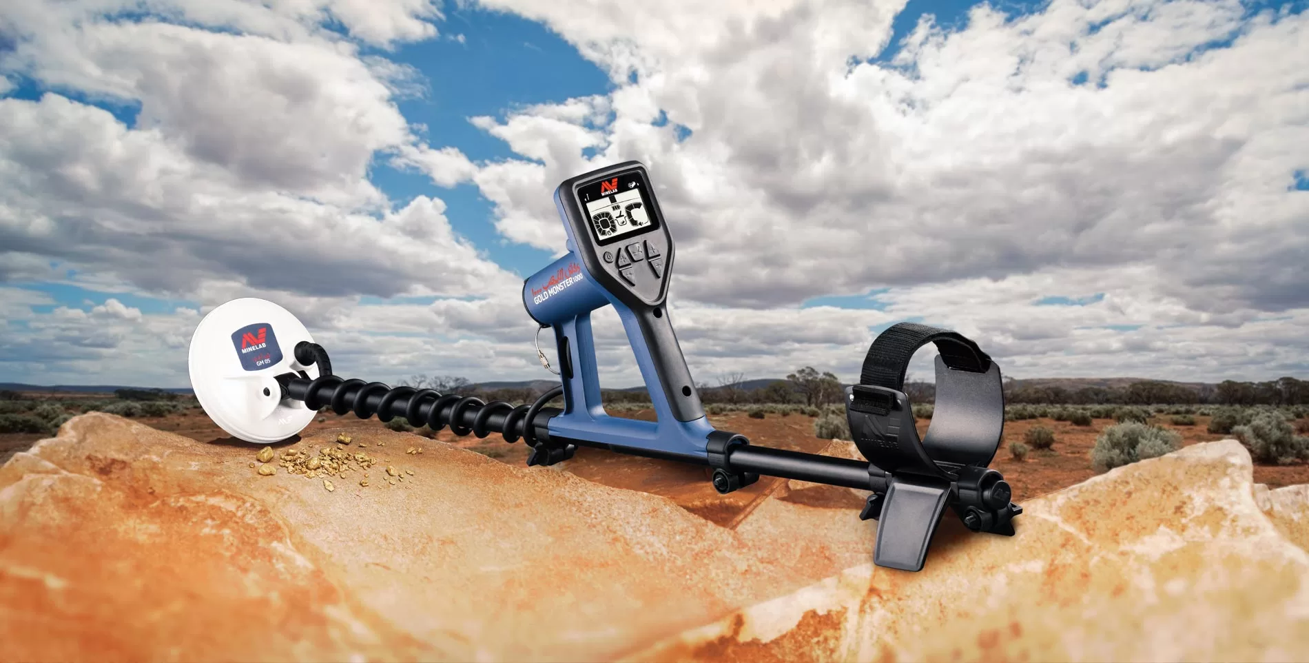 فلزیاب Minelab Gold Monster 1000: بهترین گزینه برای شکار طلا در زمین‌های سخت